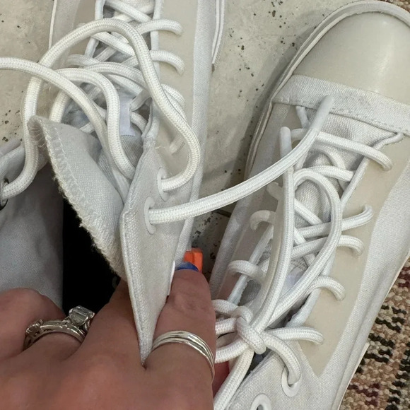 Converse All Star Disrupt CX High Top Sneaker White and Mango - Picture 9 of 10